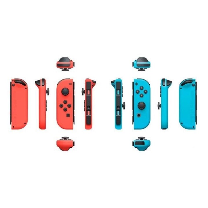 Paire de manettes Joy-Con Rouge Néon & Bleu Néon pour Nintendo Switc