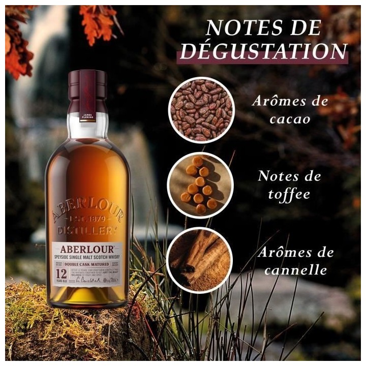 Aberlour - 12 ans - Whisky Ecossais Single Malt - 40,0% Vol. - 70cl