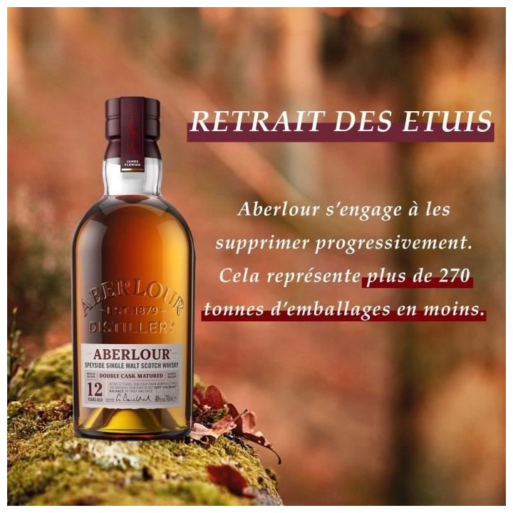 Aberlour - 12 ans - Whisky Ecossais Single Malt - 40,0% Vol. - 70cl