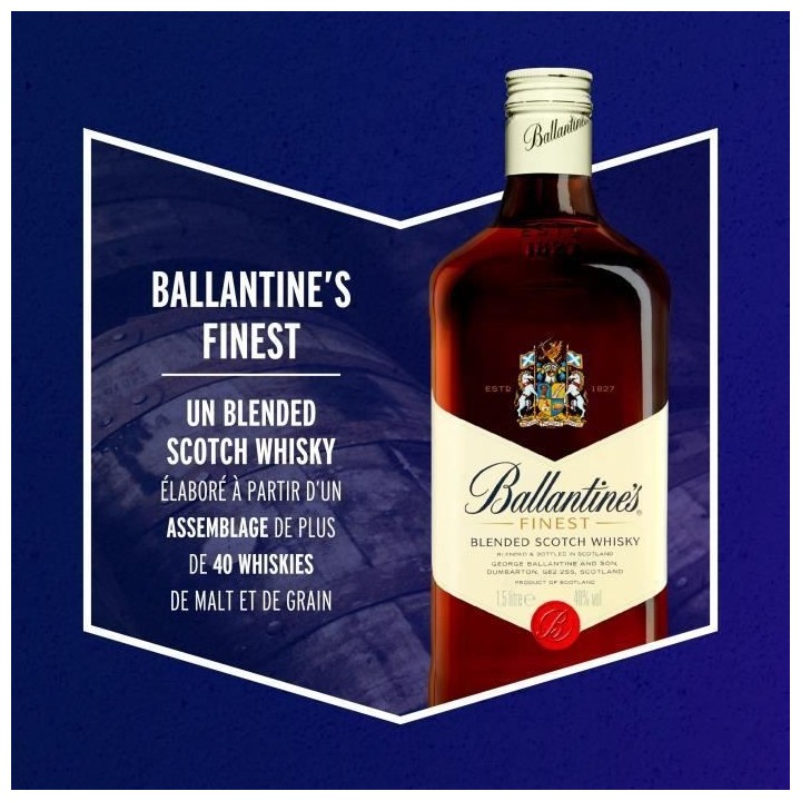 Ballantine's - Finest Whisky Ecossais - 40,0% Vol. - 150cl