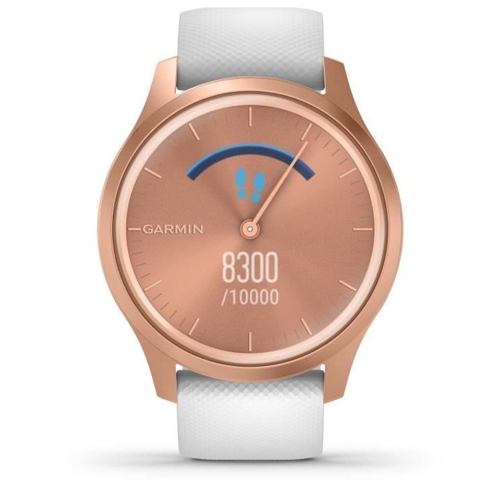 Garmin - Vivomove Style - Montre Connectée a Aiguilles Mécaniques et