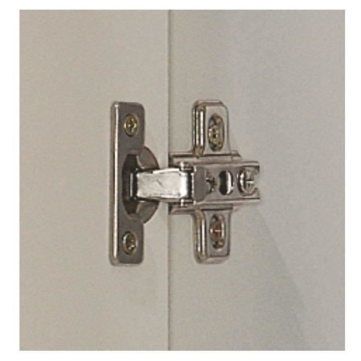 Meuble d'entrée - Blanc Brillant et Gris cendré- KENDRA