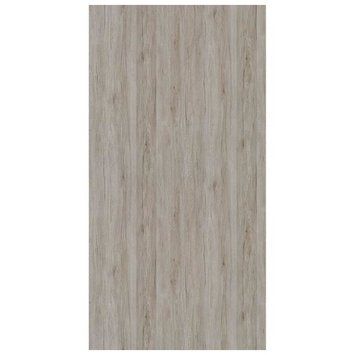 Table a manger rectangulaire CESAR - Décor Noir Chene beige grisé -