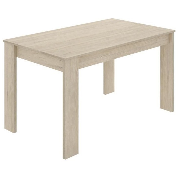 Table a manger ou cuisine SAMI - 4 personnes - Mélaminé Chene nature