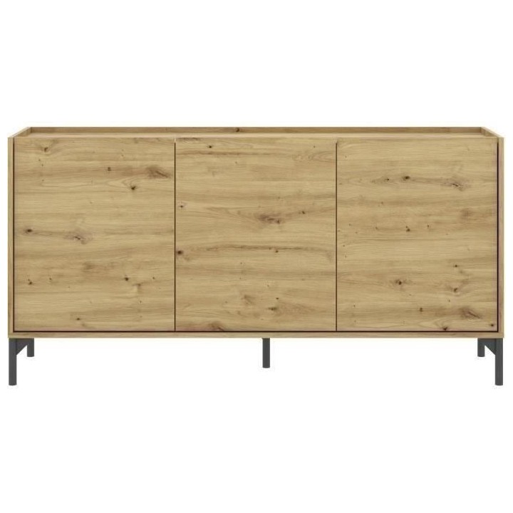 Ensemble salon Meuble TV 164 cm + Table basse relevable + buffet 155 c