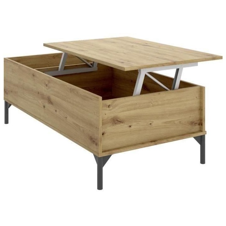 Ensemble salon Meuble TV 164 cm + Table basse relevable + buffet 155 c