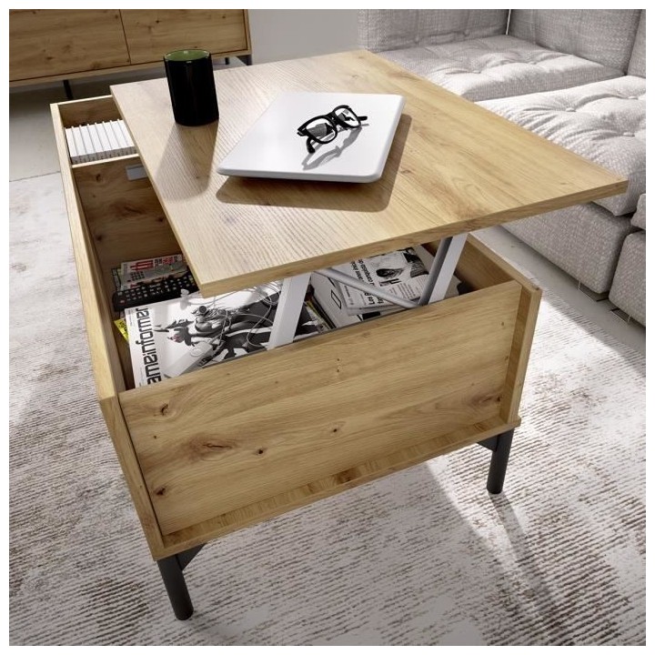 Ensemble salon Meuble TV 155cm + Buffet 3 portes 155 cm + Table basse