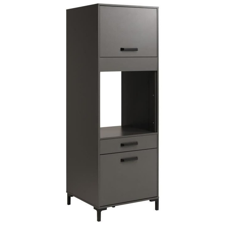 STORM Cuisine complete Compo 296 - Coloris gris ombre - L296 x P60 x H