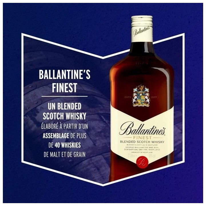 Ballantine's - Finest Whisky Ecossais - 40,0% Vol. - 300cl