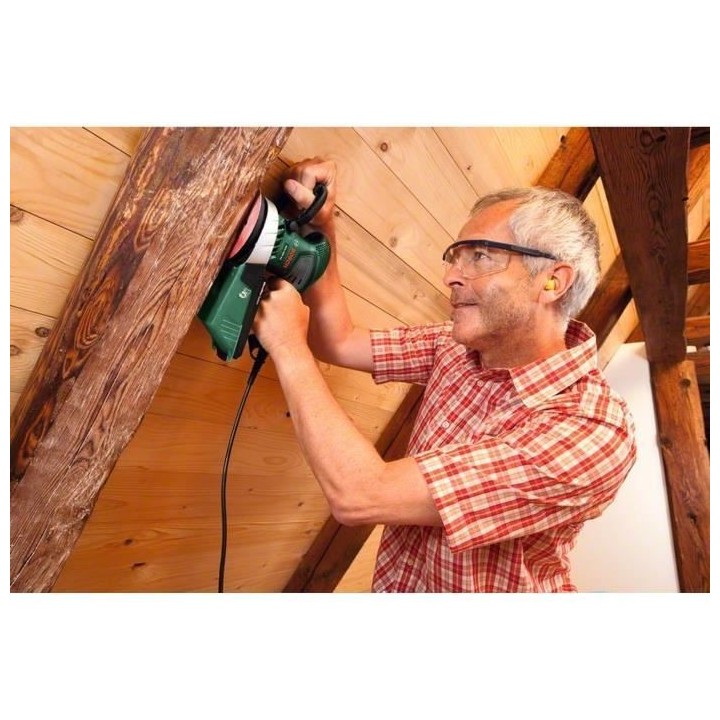 Ponceuse excentrique filaire Bosch - PEX 400 AE (350W, livrée avec co