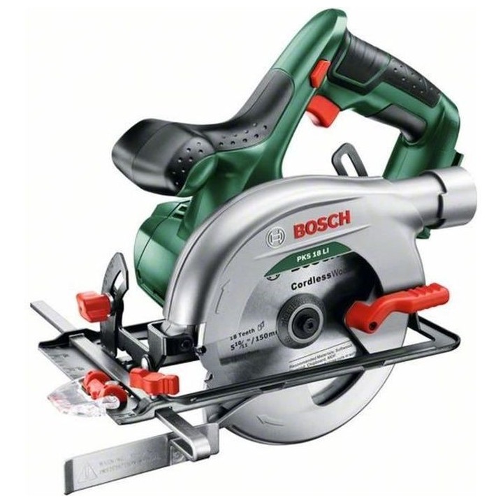 Scie circulaire sans-fil Bosch - PKS 18 Li (Livrée sans batterie ni c