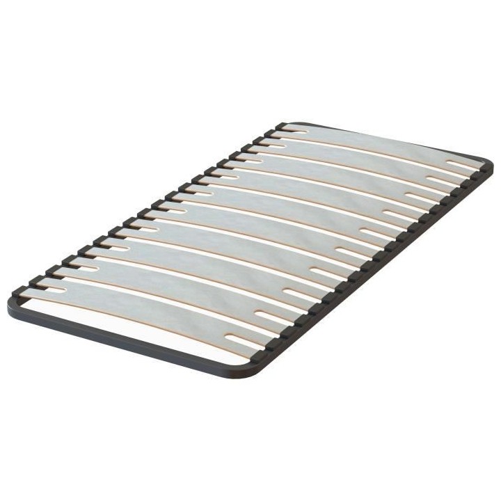 SEDAC OPTISIZE Sommier 90 x 190 cm - Tapissier a lattes - 4 cm