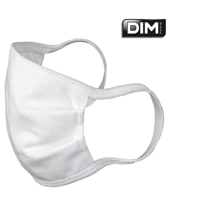 DIM Lot de 5 Masques UNS1 en Tissu Protection Visage Lavable 30 fois