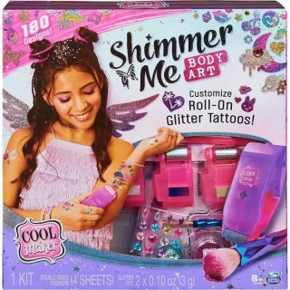 COOL MAKER - Shimmer Me Body Art - Machine a Tatouages pour enfants -