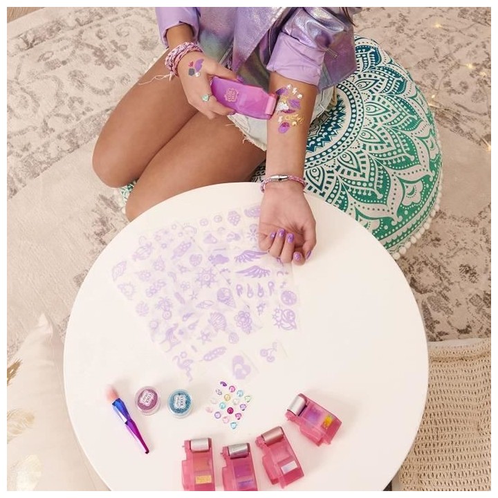 COOL MAKER - Shimmer Me Body Art - Machine a Tatouages pour enfants -