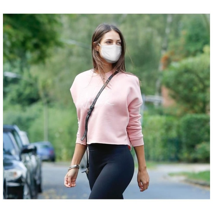 DIM Lot de 5 Masques UNS1 en Tissu Protection Visage Lavable 30 fois