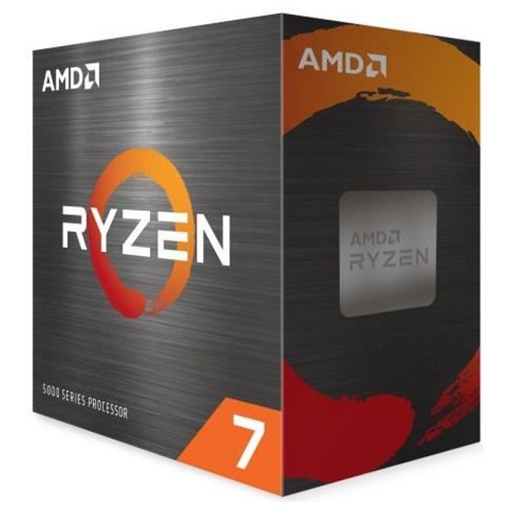 Processeur AMD RYZEN 7 5800X - AM4 - 4,70 GHz - 8 coeurs