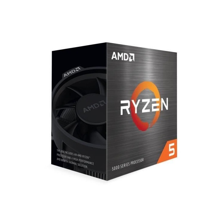 Processeur AMD RYZEN 5 5600X - AM4 - 4,60 GHz - 6 coeurs