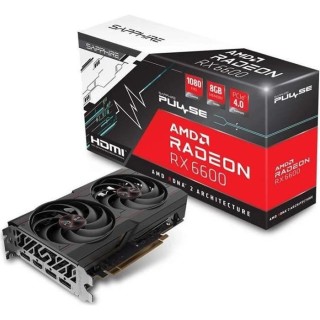 Carte Graphique - SAPPHIRE - Radeon RX 6600 Pulse Gaming - 8 Go - GDDR
