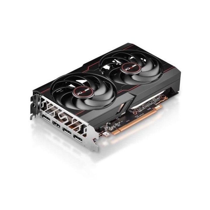 Carte Graphique - SAPPHIRE - Radeon RX 6600 Pulse Gaming - 8 Go - GDDR