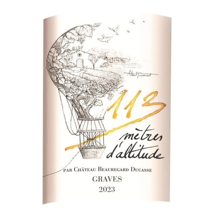 113 metres d'altitude Graves - Vin blanc de Bordeaux 2023