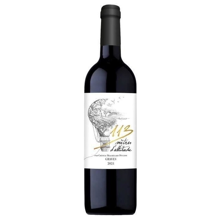 113 metres d'altitude 2019 Graves - Vin rouge de Bordeaux