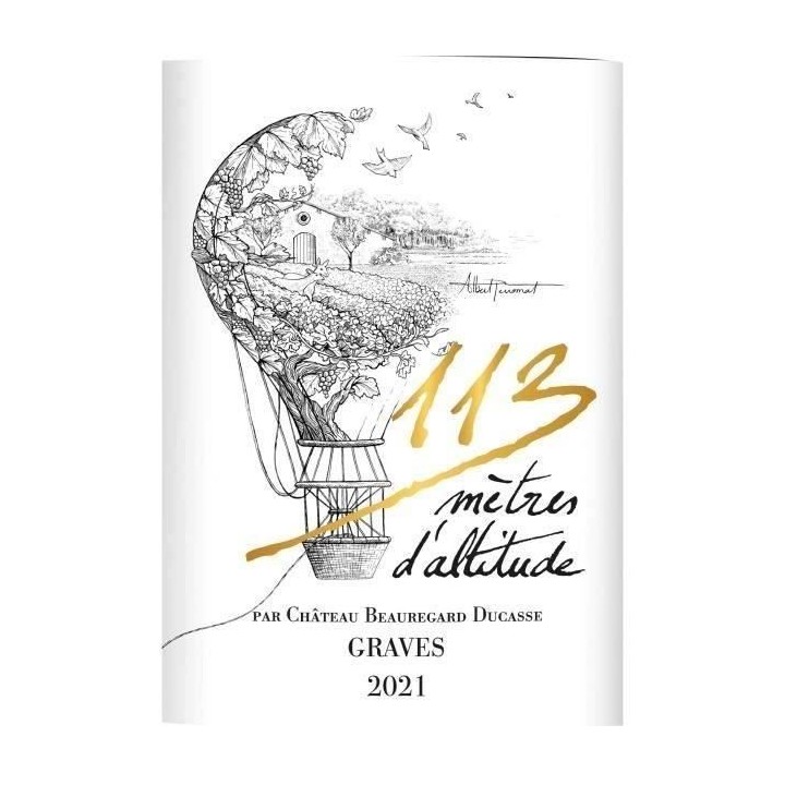 113 metres d'altitude 2019 Graves - Vin rouge de Bordeaux