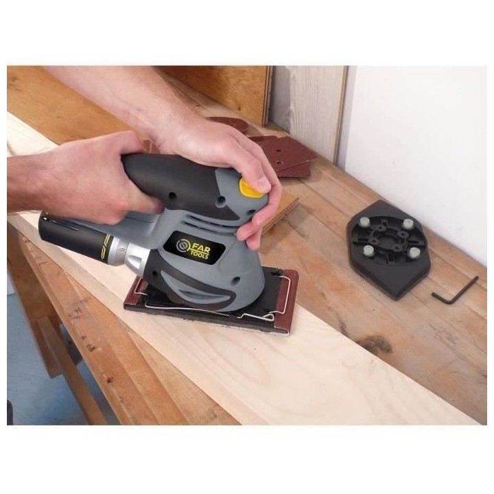 Ponceuse multifonction - FARTOOLS - MPS200 - Plateaux interchangeables