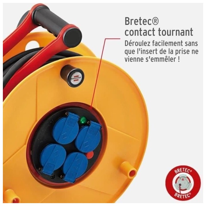 BRENNENSTUHL Enrouleur standard RB pro 25m H07RN-F 3G2.5