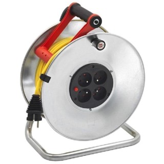 BRENNENSTUHL Enrouleur silver Brico-500 50m H05VV-F 3G1.5