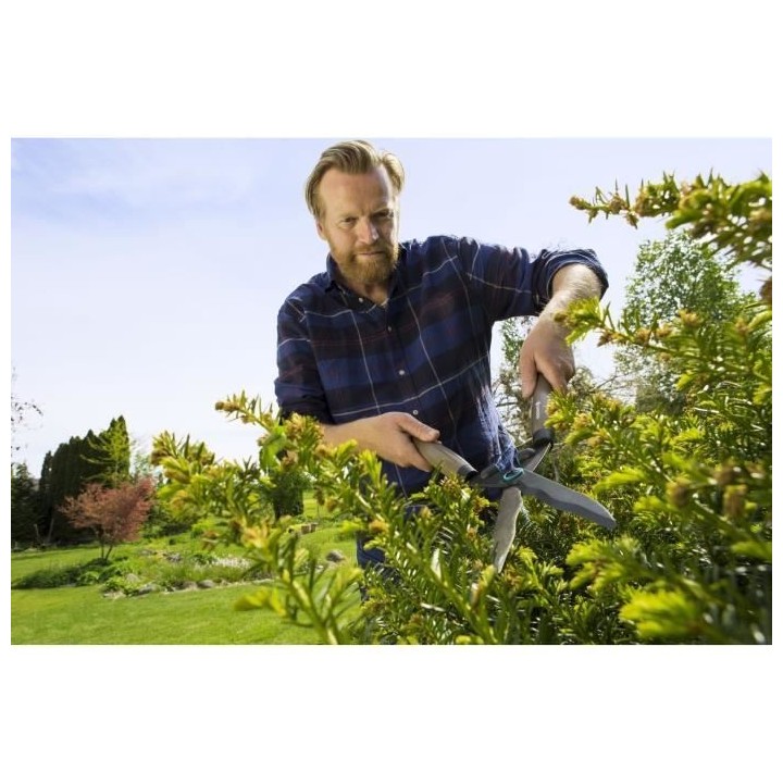 GARDENA Cisaille a haies NatureCut – Lames ondulées – Revetement