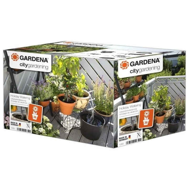 Arrosoir automatique de vacances - GARDENA - Kit complet pour arrosage
