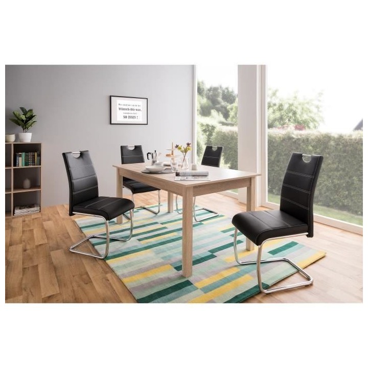 Table a manger extensible de 6 a 10 personnes - Classique - Décor che