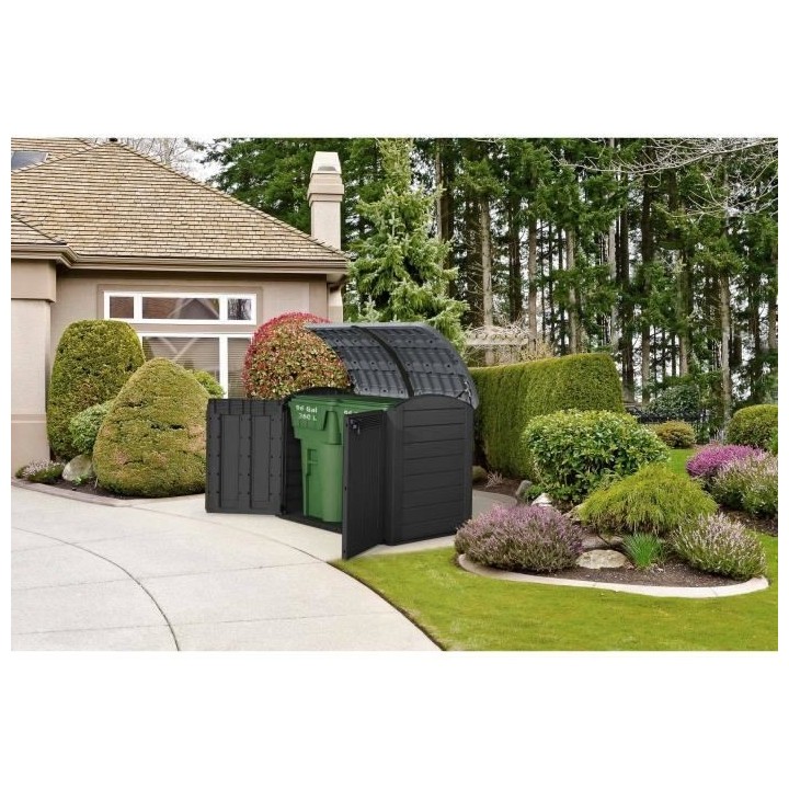 KETER - Coffre de rangement extérieur en résine 2000 litres Noir et
