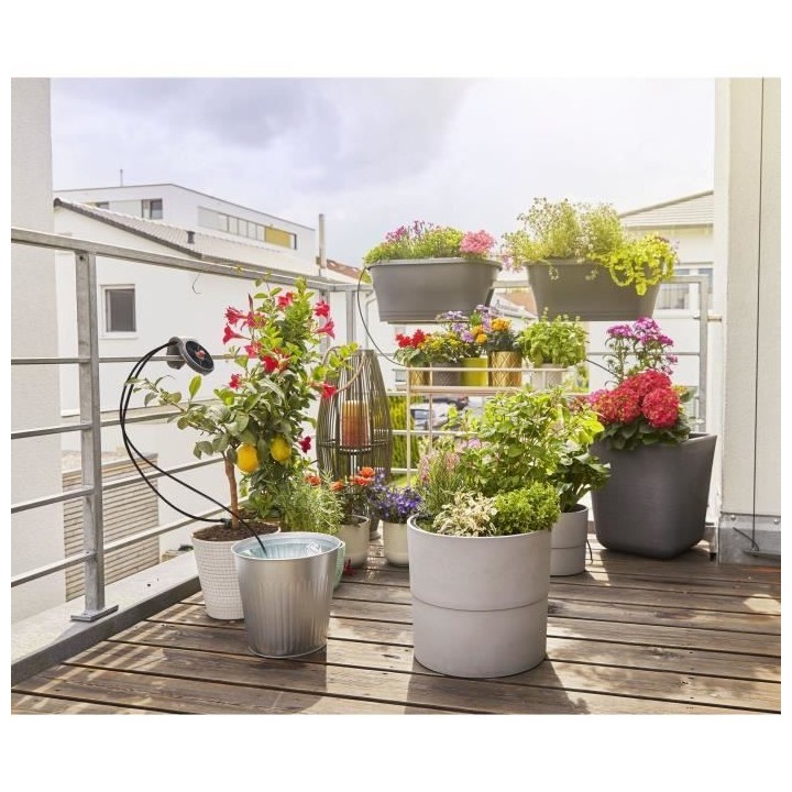 GARDENA AquaBloom - Solution d'arrosage automatique solaire pour 20 pl