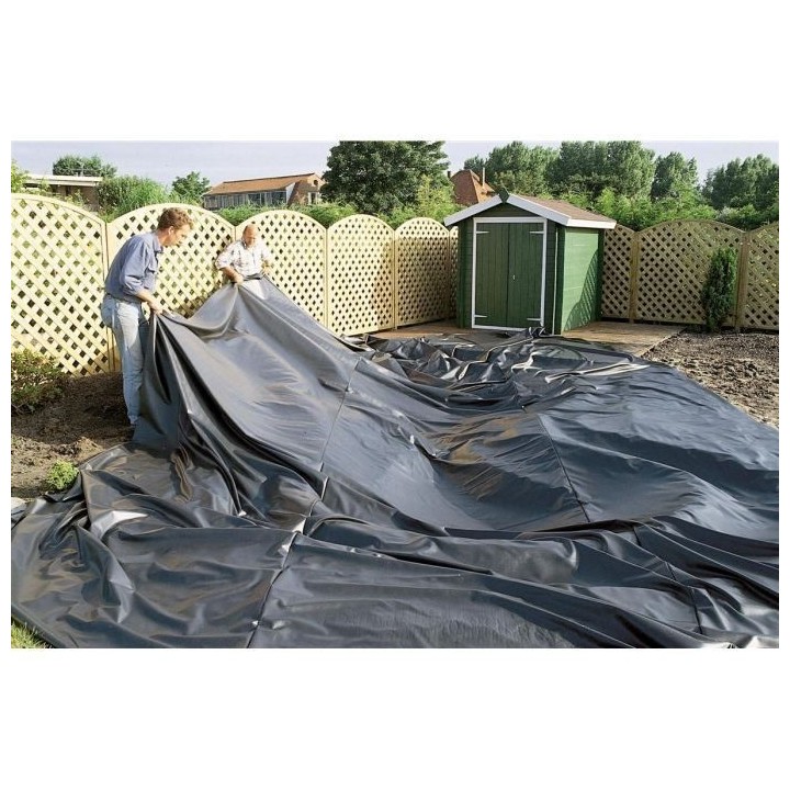 Ubbink Bâche d'étang PVC 6x5 m Noir 401397