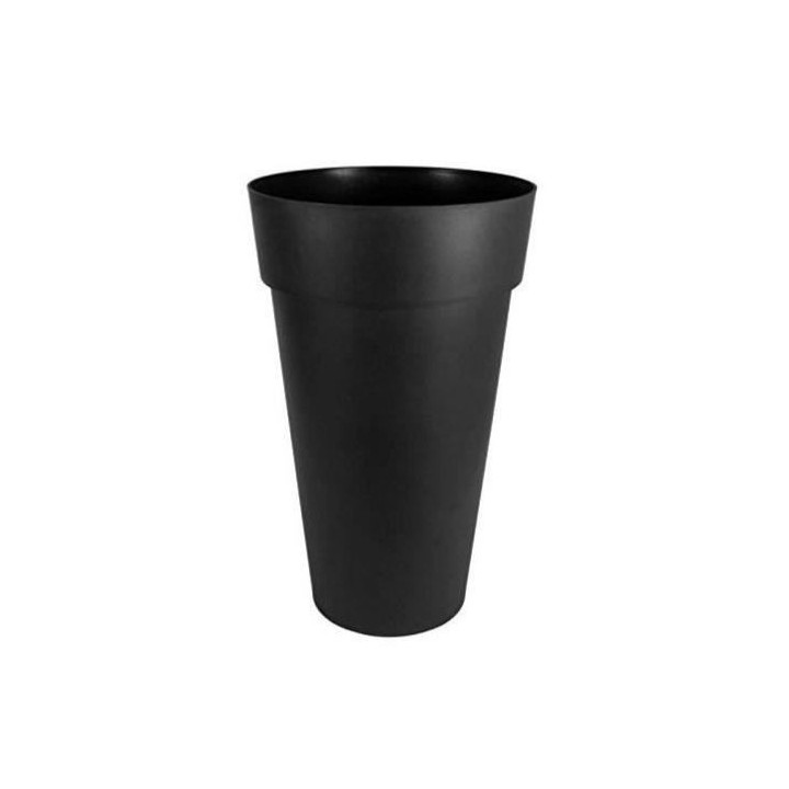 EDA Vase Toscane XXL - Ø 48 x H 80 cm - 90 L - Gris anthracite