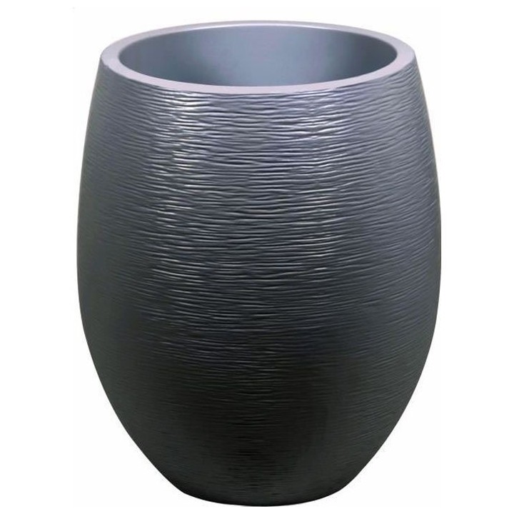 EDA Pot rond Graphit Ø50cm - Contenance 53L - Gris anthracite