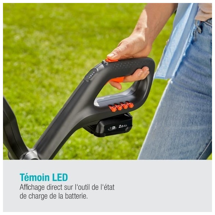 Coupe-bordure a batterie GARDENA - EasyCut 23/18V P4A - 18V - 23 cm