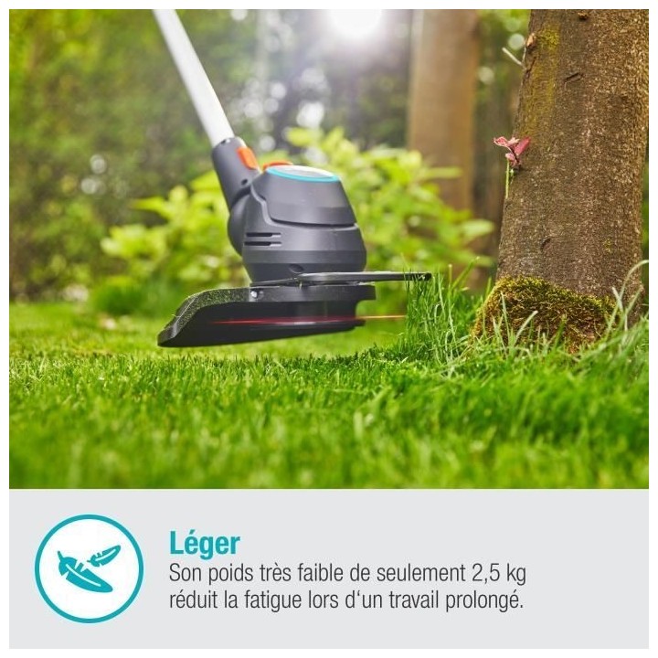 Coupe-bordure a batterie GARDENA ComfortCut 23/18V P4A - 18V - 23 cm