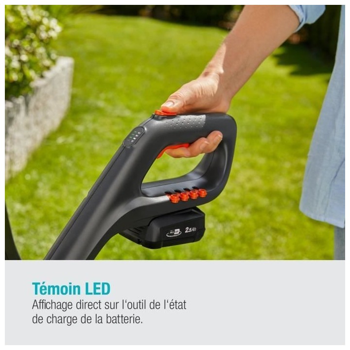 Coupe-bordure a batterie GARDENA ComfortCut 23/18V P4A - 18V - 23 cm