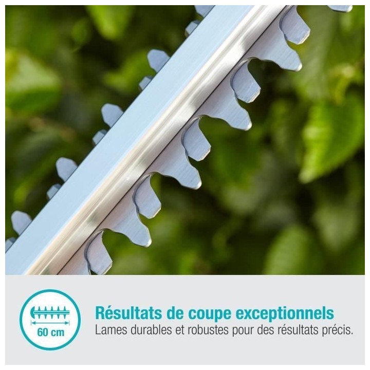 Taille-haies a batterie GARDENA - ComfortCut 60/18V - 18V - 60 cm (Liv
