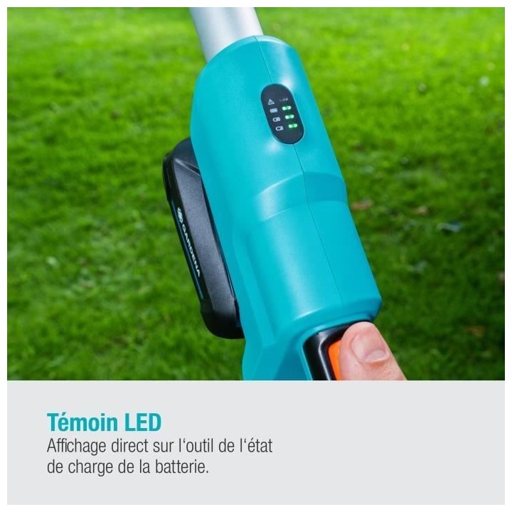 Taille-haies sur perche a batterie GARDENA - THS42/18V P4A - 18V - 42