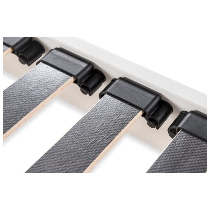 DEKO DREAM Sommier en kit 140x190 - Décor Blanc