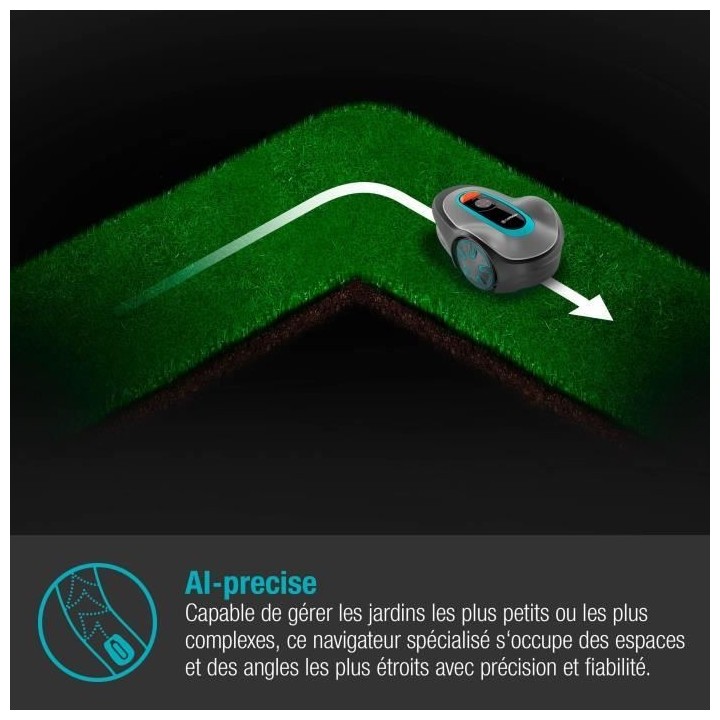 GARDENA Tondeuse robot SILENO minimo 250 – Connexion Bluetooth – S