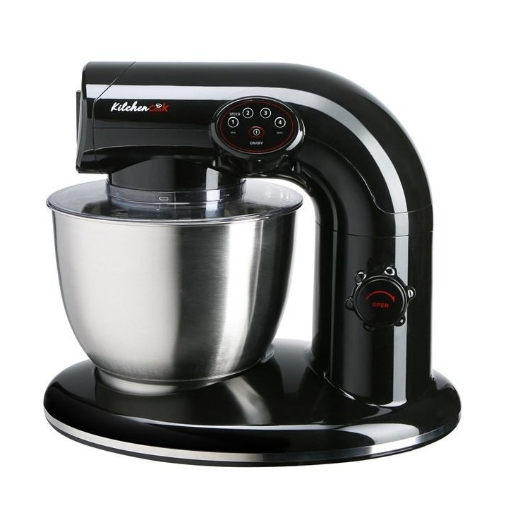 KITCHEN COOK Robot Pétrin AK80 Black - 1000W - Bol Inox 5L pour 2kg m