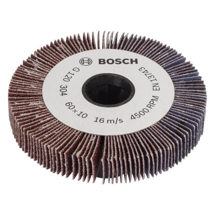 Rouleau a lamelles Bosch - PRR / TEXORO - 10mm Grain 120 - Ponçage bo