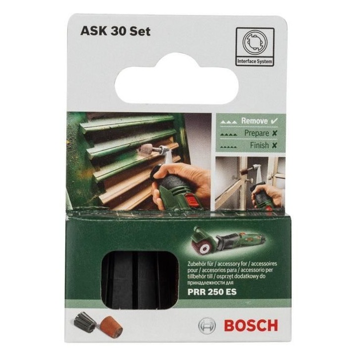 Set porte-manchon et manchon abrasif Bosch - (Accessoire pour Texoro,