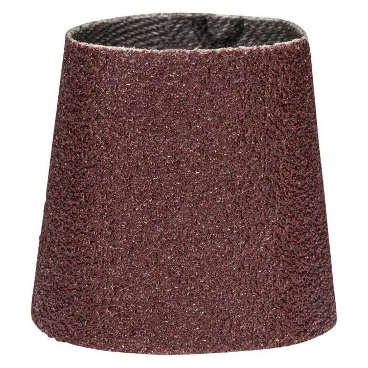 Lot de 3 abrasifs coniques Bosch PRR 30mm G80 pour poncer bois, métal