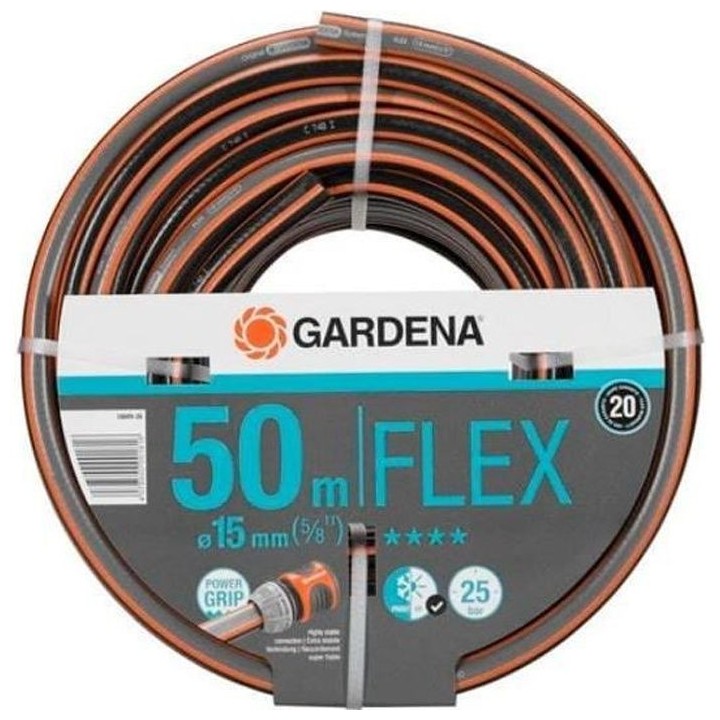 GARDENA Tuyau d'arrosage Comfort FLEX – Longueur 50m – Ø15mm –